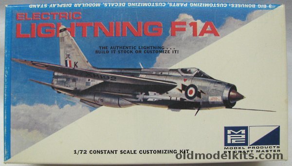 MPC 1/72 English Electric (BAC) Lightning F.1A Interceptor, 7009-70 plastic model kit